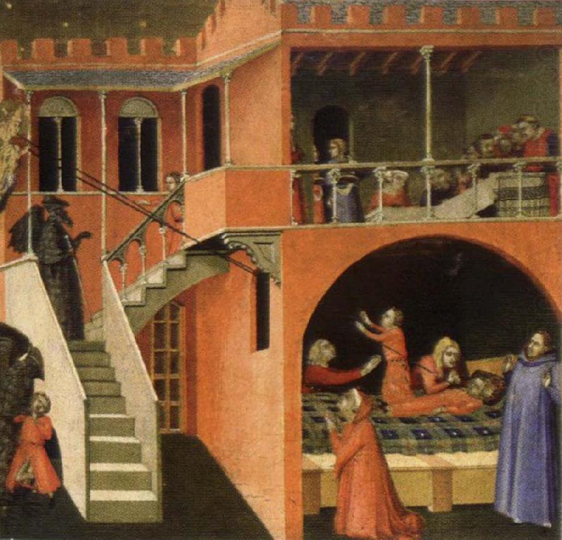 Ambrogio Lorenzetti Miracles of St.Nicholas china oil painting image